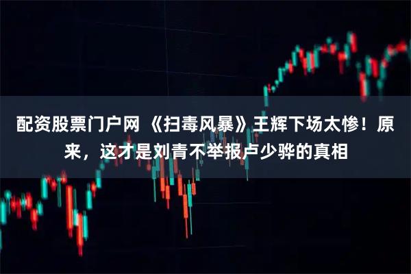 配资股票门户网 《扫毒风暴》王辉下场太惨！原来，这才是刘青不举报卢少骅的真相